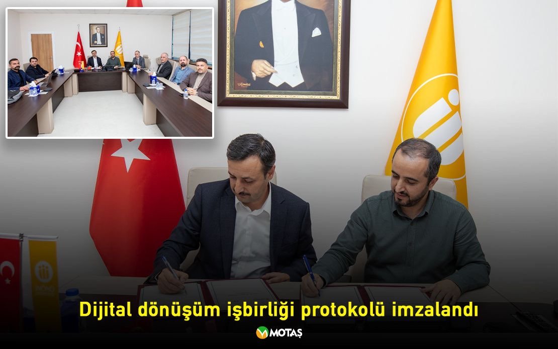 MOTAŞ ve İnönü Üniversitesi Arasında Dijital Dönüşüm İş Birliği Protokolü İmzalandı