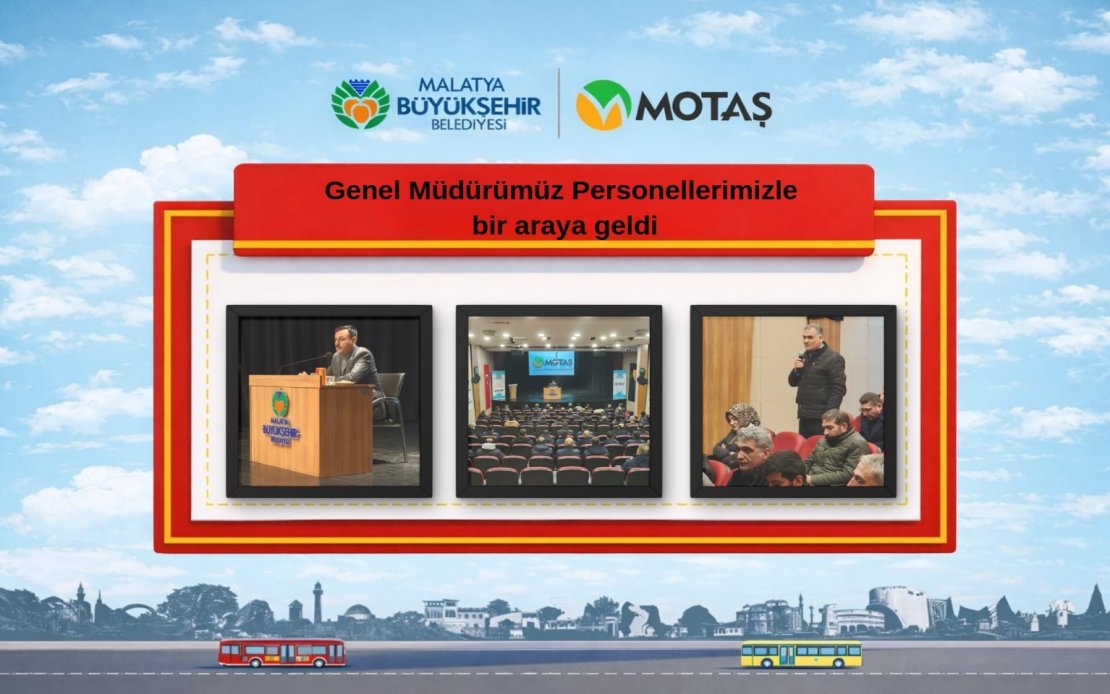 Genel Müdürümüz Personellerimizle Bir Araya Geldi