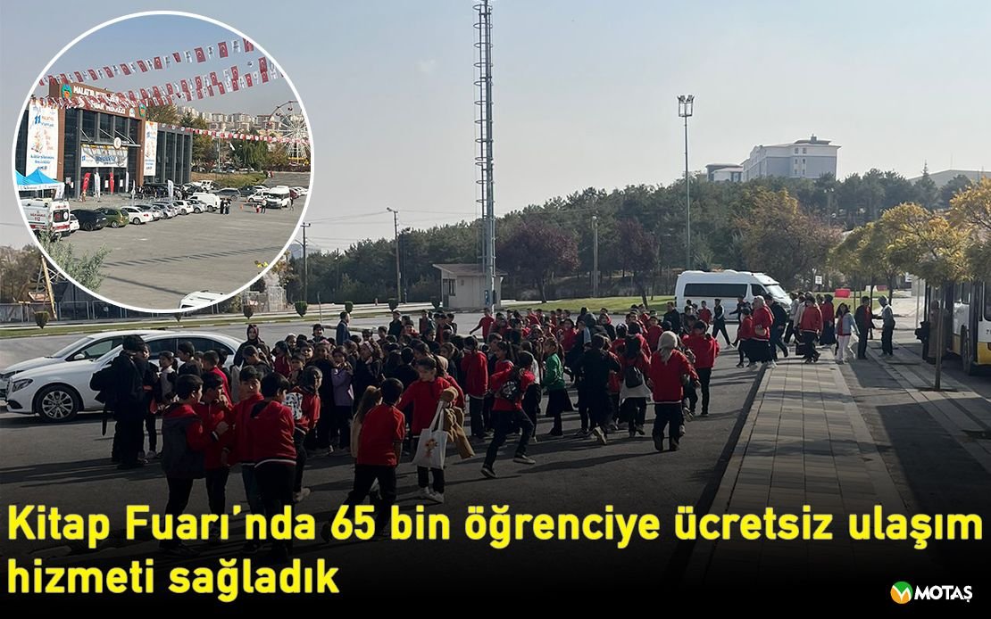 Kitap Fuarı'nda 65bin Öğrenciye Ücretsiz Ulaşım Hizmeti Sağladık